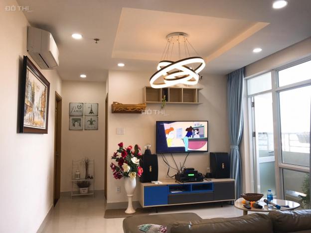 Cho thuê căn hộ Him Lam Chợ lớn đầy đủ nội thất giá 12tr/th, tầng trung, view trung tâm Q. 1 13503157