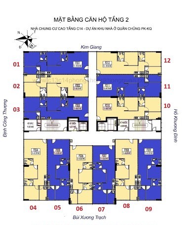 Bán căn CC Định Công, căn góc view đẹp 70m2, giá 1,5 tỷ 13546319