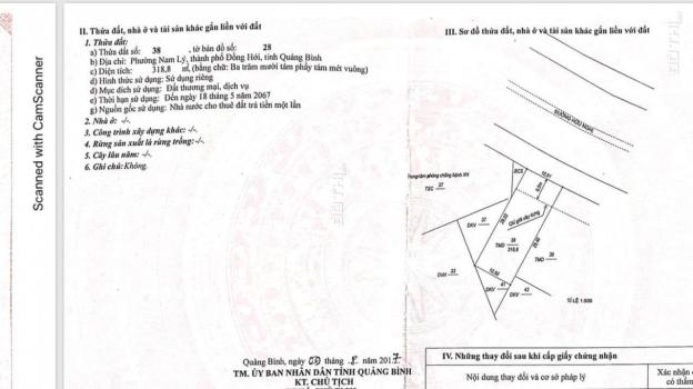 Chính chủ cần tiền bán lô đất đường Hữu Nghị đối diện BIDV Hữu Nghị 13510514