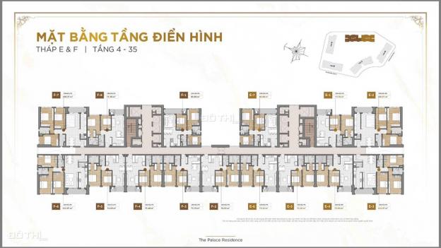 Gấp bán CH The Palace Residence Quận 2, căn 1PN + 1 giá 3,65tỷ, 2PN giá 4,150 tỷ, view đẹp 13517553