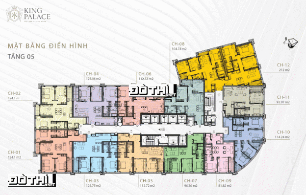 Bán gấp căn hộ King Palace 1804: 124,06m2 & 1909: 81,82m2, 34tr/m2. LH 0906.217.669 13518103