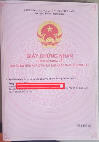 Chính chủ cần bán căn hộ 91m2 tòa nhà N07 B1 cạnh đường Nguyễn Văn Huyên nối dài, SH, giá 2.860 tỷ 13519097