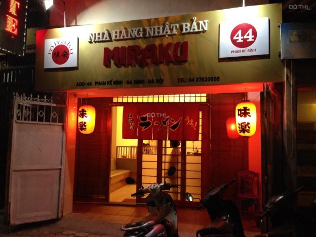 Cho thuê nhà phố Phan Kế Bính, 111m2 x 3 tầng - nhà hàng Nhật trả - giá 35tr/th 13521780