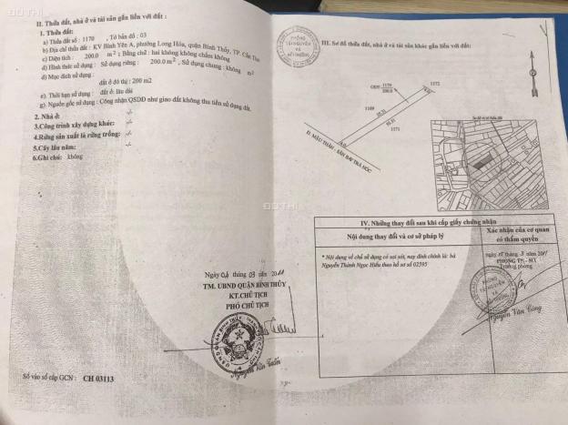 Bán nền mặt tiền Võ Văn Kiệt, gần sân bay Cần Thơ, DT 1800m2, ngang 36m. Thổ cư 100% 13528217