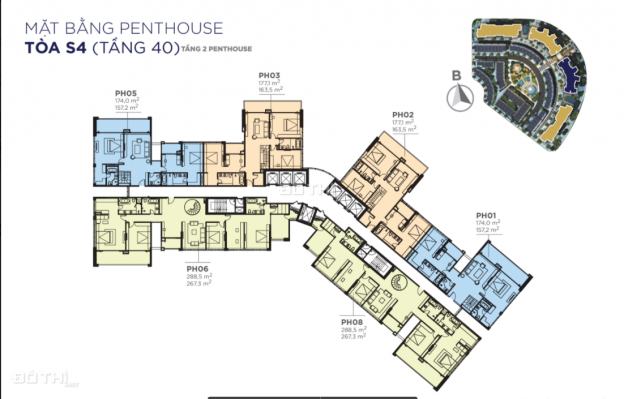 Mở bán 17 căn hộ penthouse cao cấp Sunshine City view sông hồng, sân golf Ciputra, CK 8%. HTLS 18T 13532957