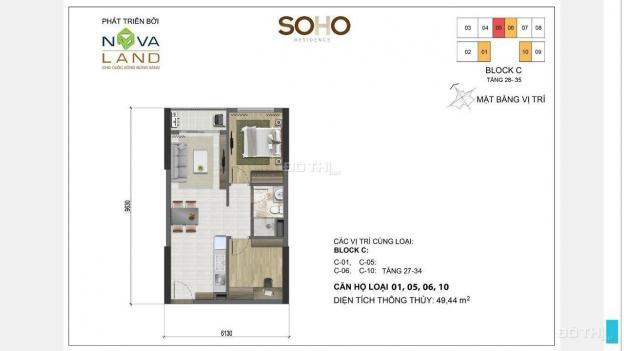 Khách cần bán nhanh căn 2PN dự án Soho Residence Sh - 3x. 01 13535681