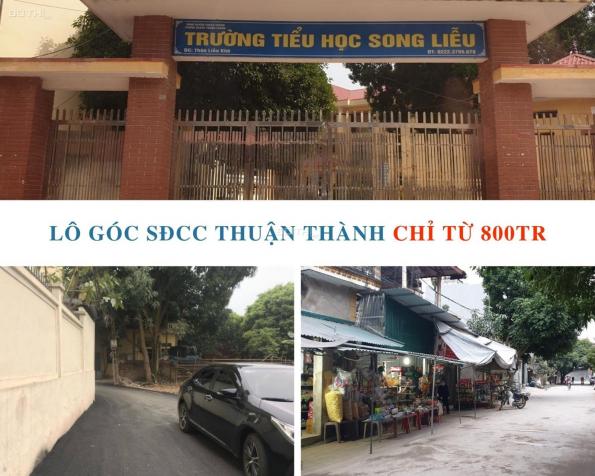 Lô góc hiếm 70m2, mt6m, đường thông oto tránh, KD được ở Thuận Thành 13528564