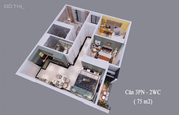 Bán căn hộ chung cư tại Dự án VCI Mountain View, Vĩnh Yên, Vĩnh Phúc diện tích 57m2 giá 19 triệu/m2 13543553