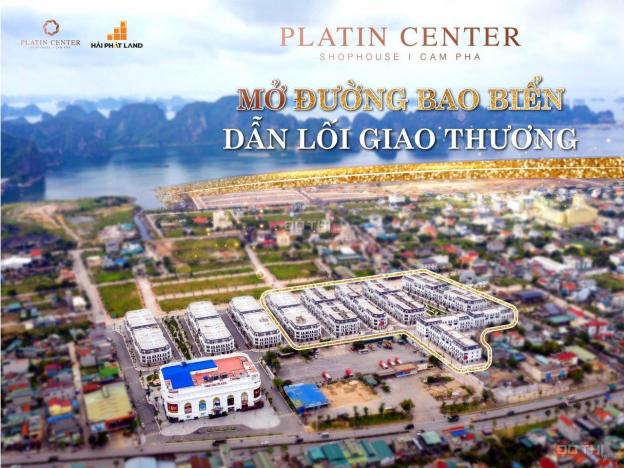 Bán gấp căn Platin Center shophouse Cẩm Phả, đã xây dựng xong có sổ đỏ, vị trí lô đẹp 13537594