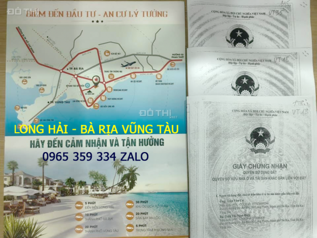 Gia đình kẹt tiền cần bán lô đất trong KDL Long Hải. Ký luôn Công chứng trong ngày 13562710