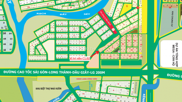 Bán đất Khang An đường Liên Phường gần vòng xoay Phú Hữu 210m2 50 triệu/m2, tel 0918.481.296 13576046