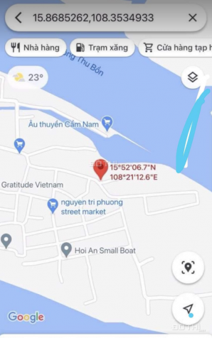Bán lô đất 2 mặt tiền đường Nguyễn Khoa, Cẩm Nam. DT: 5,2x17m, gần cầu mới, giá 1,7 tỷ 13586721