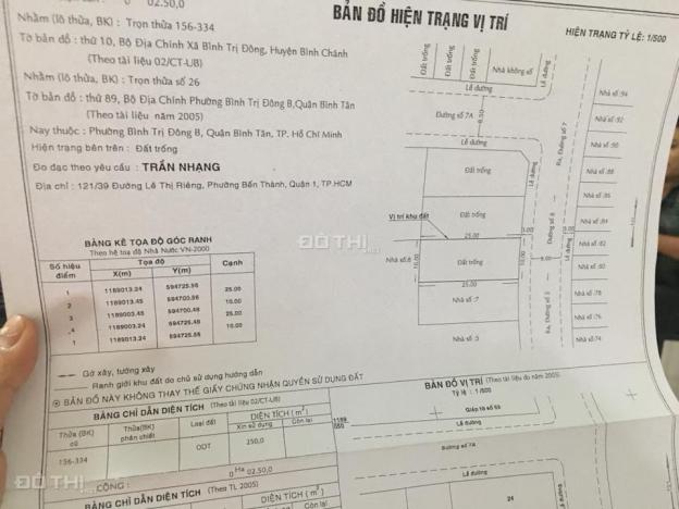 Nền biệt thự đường Số 8, P Bình Trị Đông B, khu Tên Lửa, DT 10x25m, giá 22 tỷ 13593547