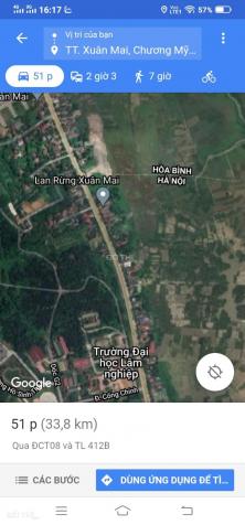 Bán/chuyển nhượng đất mặt đường chính Xuân Mai gần ĐH Lâm Nghiệp, diện tích 426m2, MT hơn 8m 13598477