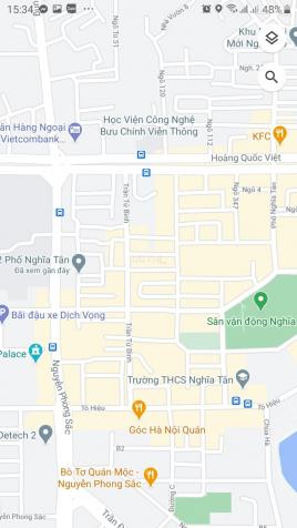 Mảnh đất mặt phố Nghĩa Tân vỉa hè ô tô vào nhà 70 m2 mặt tiền 7m giá 11 tỷ 13600299