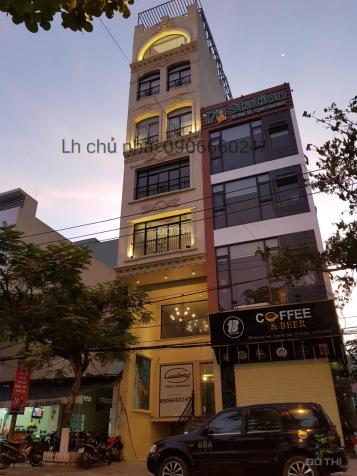 Cho thuê tòa nhà 172 Phan Châu Trinh, 9 tầng, thang máy, hoàn công 2020, 1050m2 sàn, 140tr/tháng 13607419