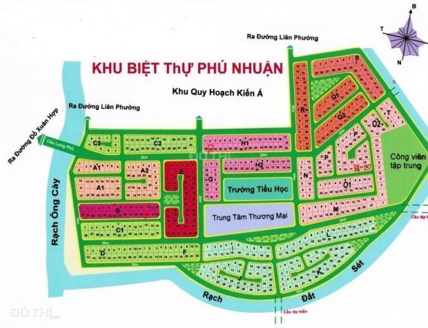Đất nền dự án Phú Nhuận - Phước Long B, Q. 9, sổ đỏ chính chủ, DT 288m2, giá 61 tr/m2 11401191