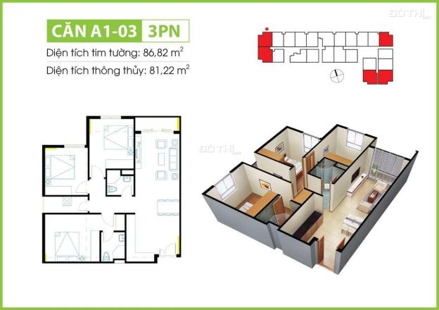 Bán CH CTL Tower DT 65m2, giá 1.95 tỷ, tầng 15 13624290