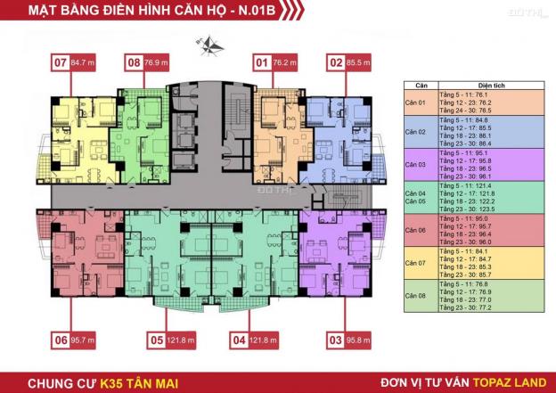 Cần bán ngay căn 06 tòa N01B K35 Tân Mai - Tặng ngay 2 Chỉ Vàng 13645714