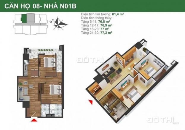 Còn vài căn 2PN view hồ Đền Lừ thoáng mát tòa N01B cc K35 Tân Mai, Hà Nội giá chỉ từ 28tr/m2 13647885