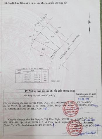 Chính chủ cần bán lô đất mặt tiền đường nhựa nội khu 12m - Tân Xuân 3, Hóc Môn, HCM 13650409