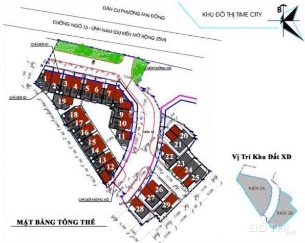 Bán nhà liền kề tại Hoàng Mai diện tích 70.4m2. Lh: 0945210093 13652887