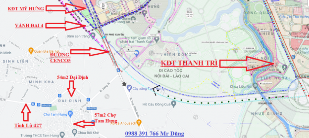 Bán gấp! 54m2 đường rộng 3m trung tâm xã Tam Hưng, Thanh Oai, giá tốt 13653318