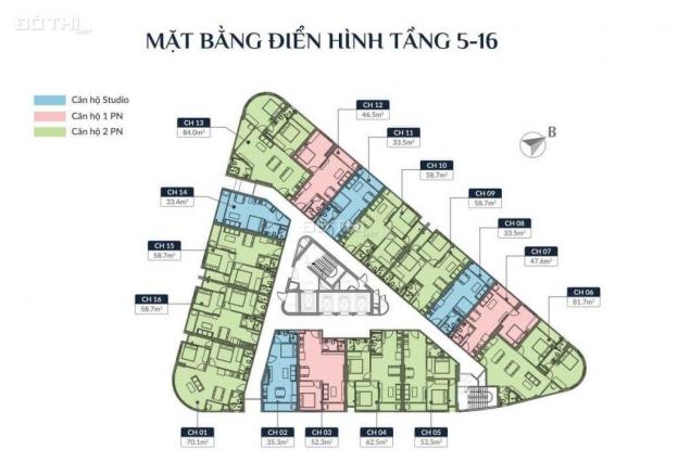 Cần bán căn hộ, Vina2 Panorama nằm ngay trung tâm TP. Quy Nhơn giá 990 tr 2PN, chiết khấu 8% 13653498