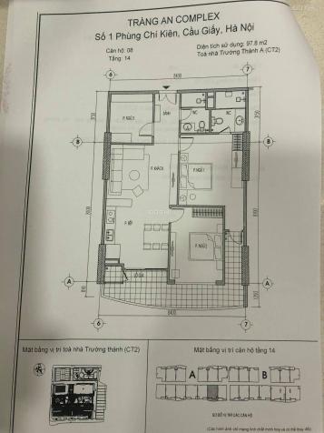 Bán căn hộ chung cư tại dự án Tràng An Complex, Cầu Giấy, Hà Nội diện tích 98m2 giá 3.9 tỷ 13657235