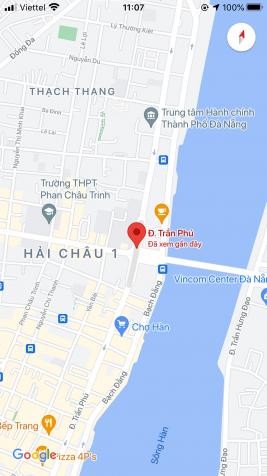 Cần bán nhà cấp 4 gác lửng mặt tiền đường Trần Phú, Hải Châu. DT: 113,3m2, giá 28 tỷ 13674807