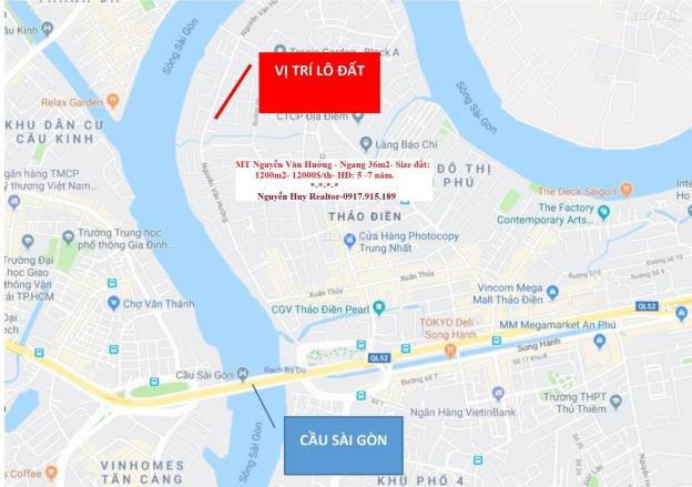Cho thuê nhà 2MT Nguyễn Văn Hưởng - DT: 560m2 - Giá: 180 triệu/tháng 13660899