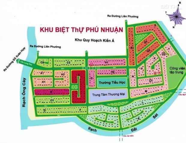 Bán đất biệt thự dự án Phú Nhuận Quận 9, lô Q1, hướng Đông Nam, sổ đỏ chính chủ 13267946