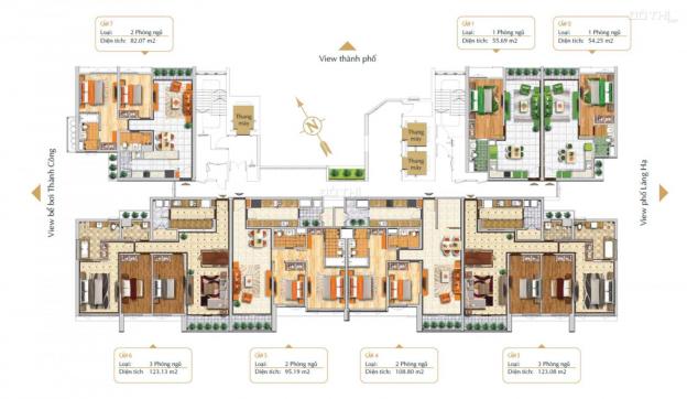 Bán căn hộ 1PN, dự án BRG 16 Láng Hạ 54m2, view cực đẹp, full nội thất cao cấp, ở ngay 13665153