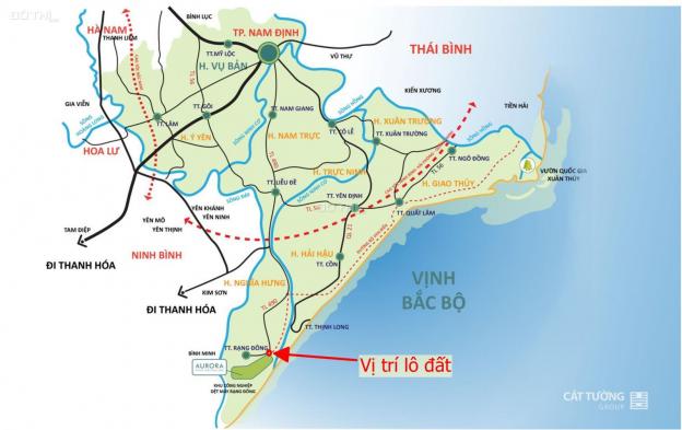 Bán 2 lô đất xã Phúc Thắng(Nghĩa Phúc cũ) cạnh trục cao tốc ven biển, nằm trong khu kinh tế Ninh Cơ 13666463