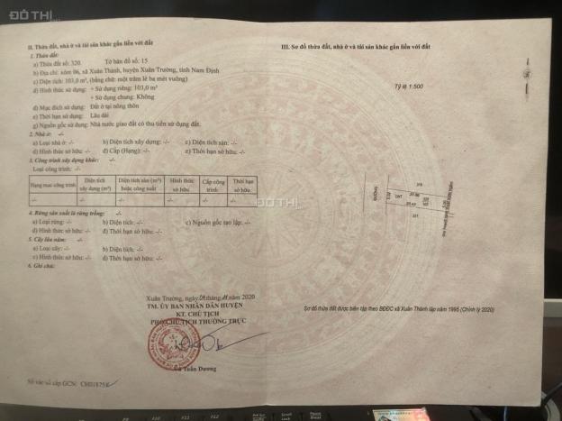 Cần bán 3 lô đất xã Xuân Thành huyện Xuân Trường Tỉnh Nam Định 13668143