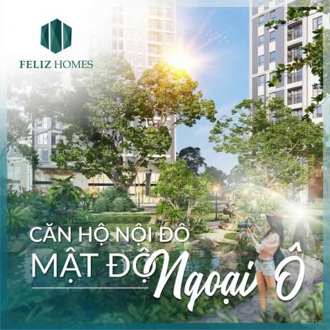 Chỉ với 600tr nhận khách hàng đã sở hữu căn hộ Quận Hoàng Mai chung cư Feliz Homes 13669236