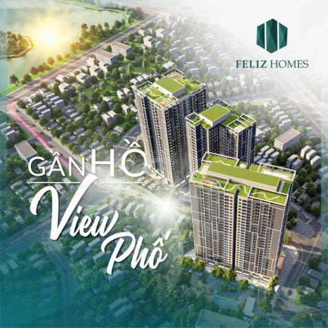Chỉ với 600tr nhận khách hàng đã sở hữu căn hộ Quận Hoàng Mai chung cư Feliz Homes 13669236