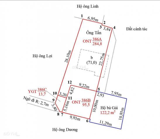 Bán đất tại đường 359, xã Tân Dương, Thủy Nguyên, Hải Phòng diện tích 100m2, giá 1,789 tỷ 13671184