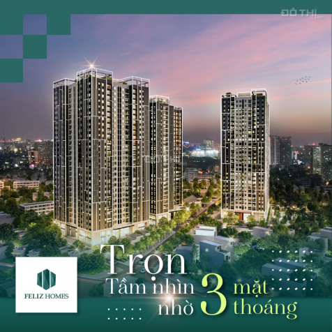 Bán căn hộ chung cư tại dự án Feliz Homes, Hoàng Mai, Hà Nội diện tích 76m2 13678590