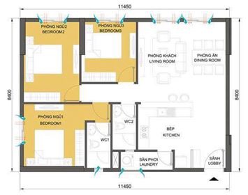 Bán căn hộ 3PN view sông Masteri Thảo Điền, 92m2, đầy đủ nội thất, lầu 20 13680429