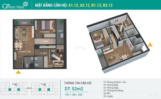 Quỹ căn độc quyền giá tốt nhất dự án tại Phương Đông Green Park 13681024