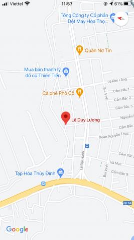 Bán đất đường Lê Duy Lương, Phường Hòa Phát, Quận Cẩm Lệ. DT: 106m2, giá: 3.85 tỷ 13799947