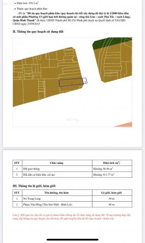 Bán đất 308m2 Nơ Trang Long p. 13 Q. Bình Thạnh 13685423