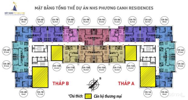 Bán gấp CC NHS Phương Canh, 1505A(59m2) & 1610B(65m2) & 1504(57m2), từ 16.8 tr/m2. 0971.085.383 13686205