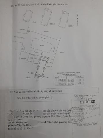 Bán nhà HXH đường Huỳnh Văn Nghệ, Gò Vấp. DT 4.5x15m, 4 tầng ở luôn, giá 6.6tỷ TL 13697236