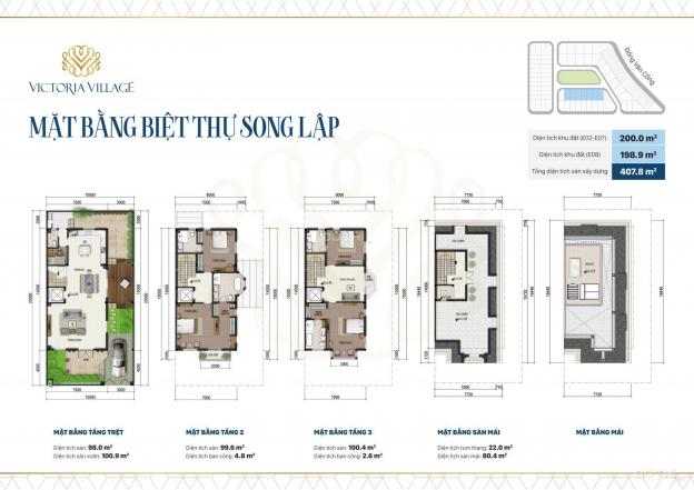 Biệt thự 200m2 - 35 tỷ nội khu compound view công viên, cách UBND Q2 chỉ 500m, căn duy nhất rao bán 13689949