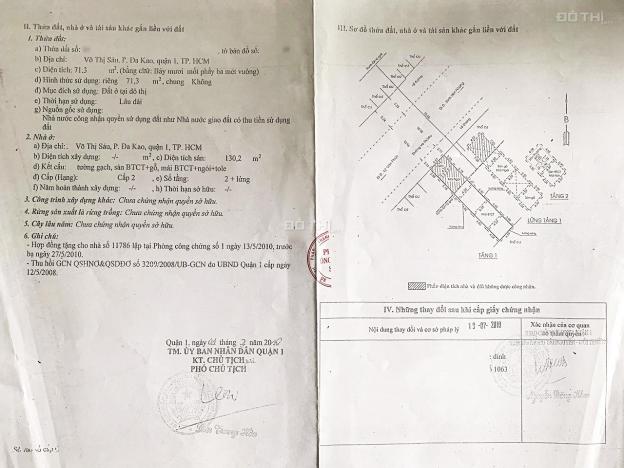 Bán 2 lô đất liền kề mặt tiền Võ Thị Sáu Quận 1 đất 9.1x23m 13691389