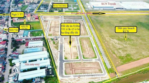 Đầu tư phải bắt đáy, mua đất thời không ai mua thì mới thắng, lô đất giữa KCN Tiền Hải, Thái Bình 13691895