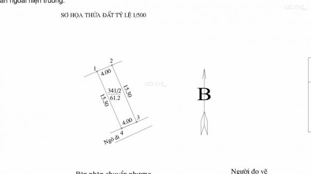 Chính chủ cần bán mảnh đất 62,1m2 giá 580 triệu tại Hoài Đức 13695208