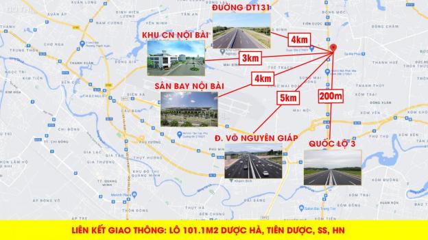 Cần bán gấp đất (101,5m2) Dược Hạ - Tiên Dược - Sóc Sơn 13697862